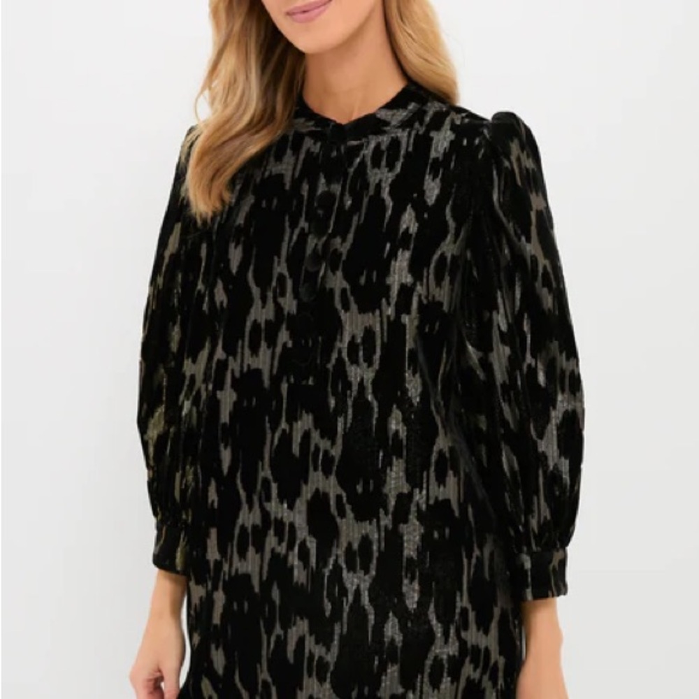 Metallic Velvet Burnout Samantha Dress XXL - Wore 1x; like new condition